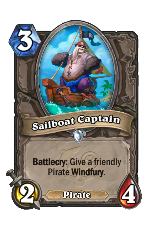 Sailboat Captain Hearthstone kártya