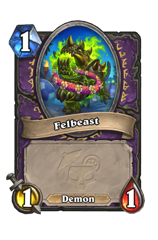 Felbeast Hearthstone kártya