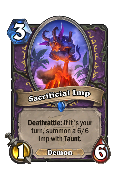Sacrificial Imp Hearthstone kártya
