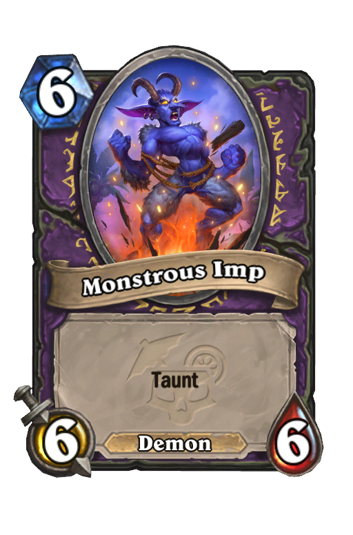 Monstrous Imp Hearthstone kártya