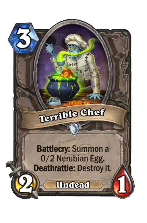 Terrible Chef Hearthstone kártya