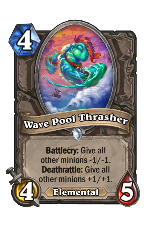 Wave Pool Thrasher Hearthstone kártya