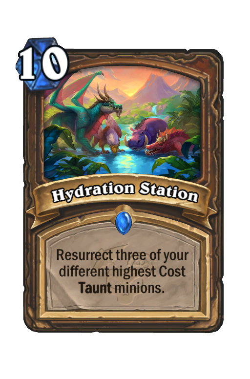 Hydration Station Hearthstone kártya