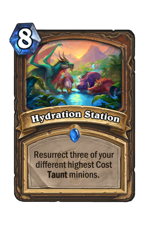 Hydration Station Hearthstone kártya
