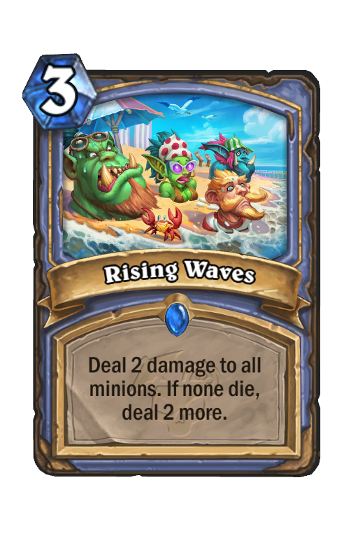 Rising Waves Hearthstone kártya