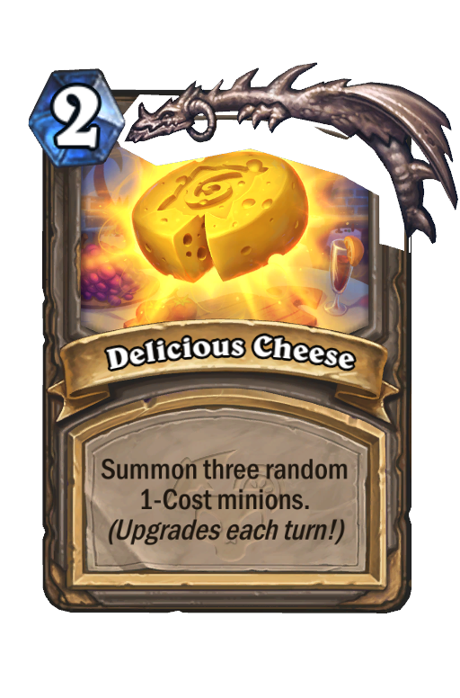 Delicious Cheese Hearthstone kártya