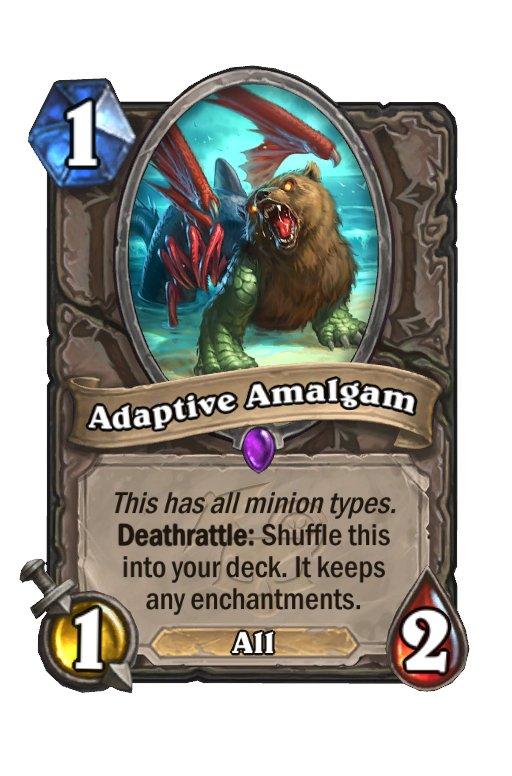 Adaptive Amalgam Hearthstone kártya