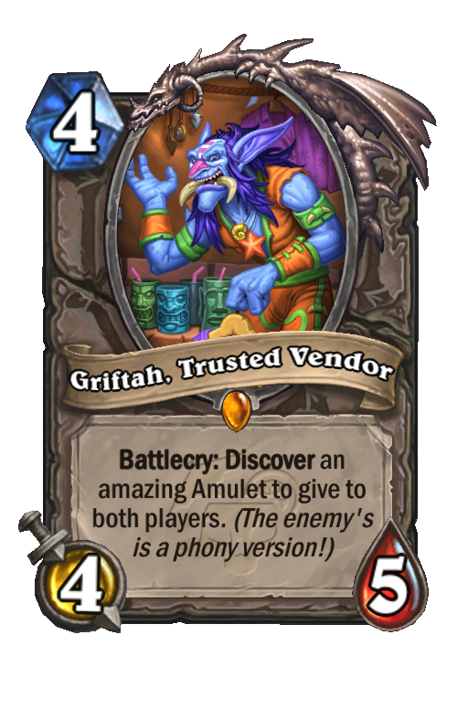 Griftah, Trusted Vendor Hearthstone kártya