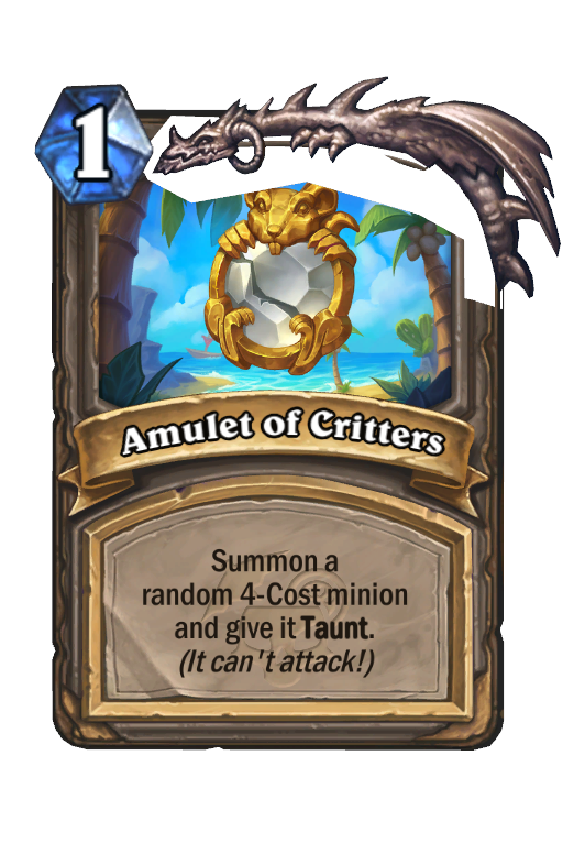 Amulet of Critters Hearthstone kártya
