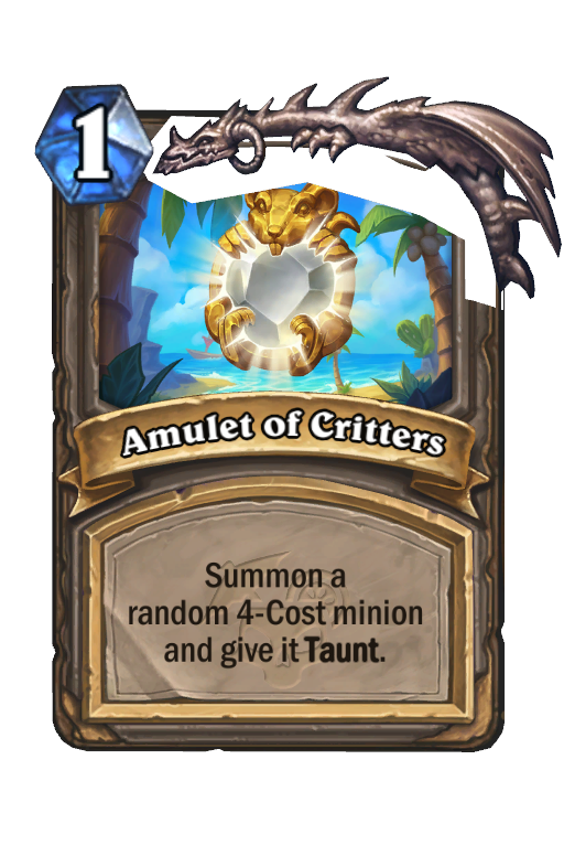 Amulet of Critters Hearthstone kártya