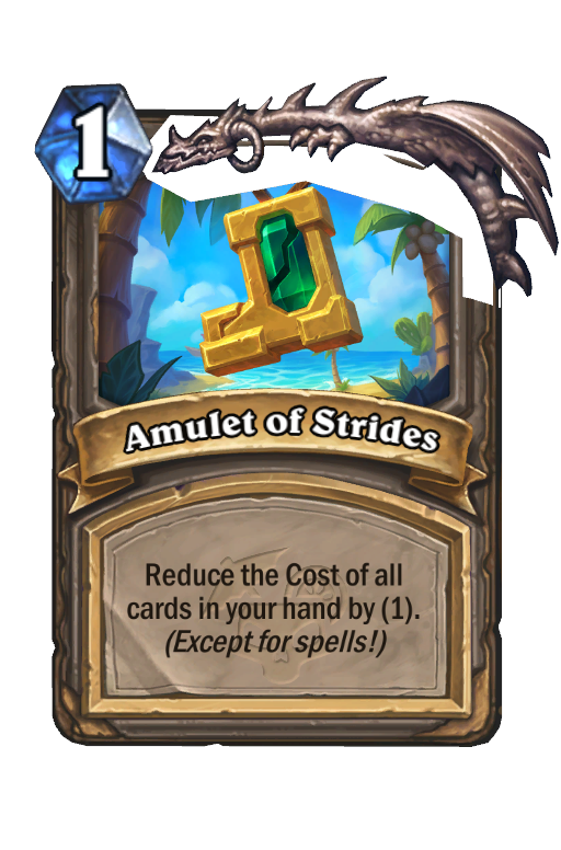 Amulet of Strides Hearthstone kártya