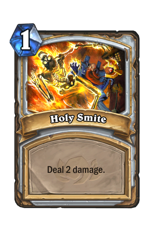 Holy Smite Hearthstone kártya