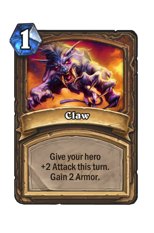 Claw Hearthstone kártya