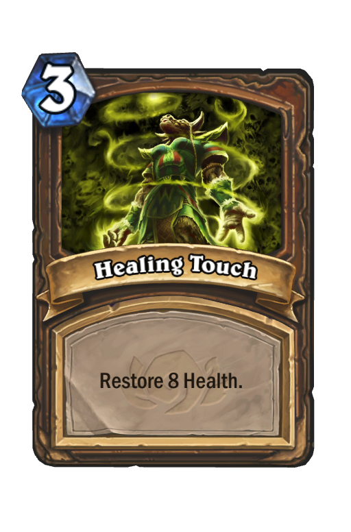 Healing Touch Hearthstone kártya