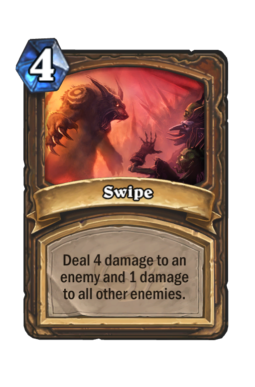 Swipe Hearthstone kártya