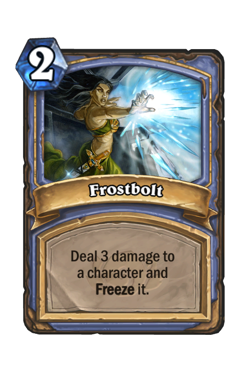 Frostbolt Hearthstone kártya