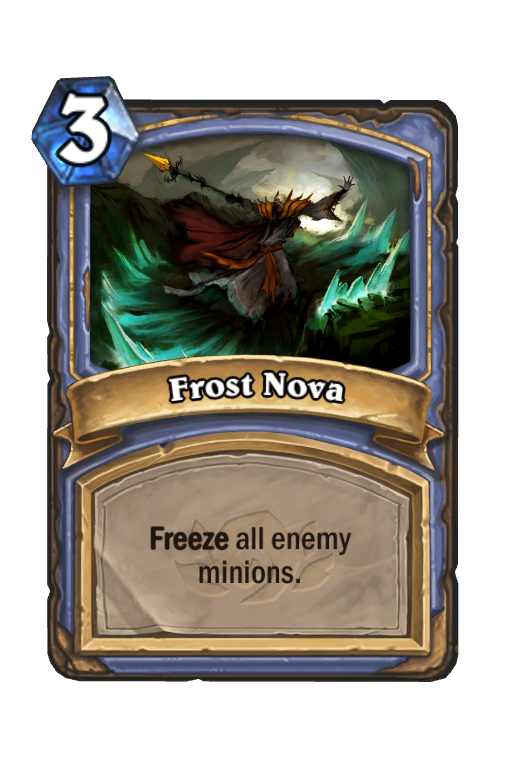Frost Nova Hearthstone kártya