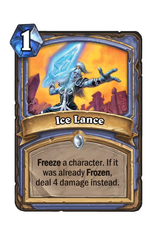 Ice Lance Hearthstone kártya