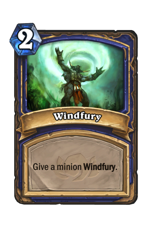 Windfury Hearthstone kártya