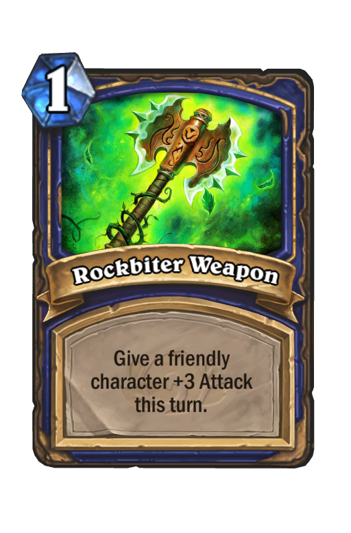 Rockbiter Weapon Hearthstone kártya
