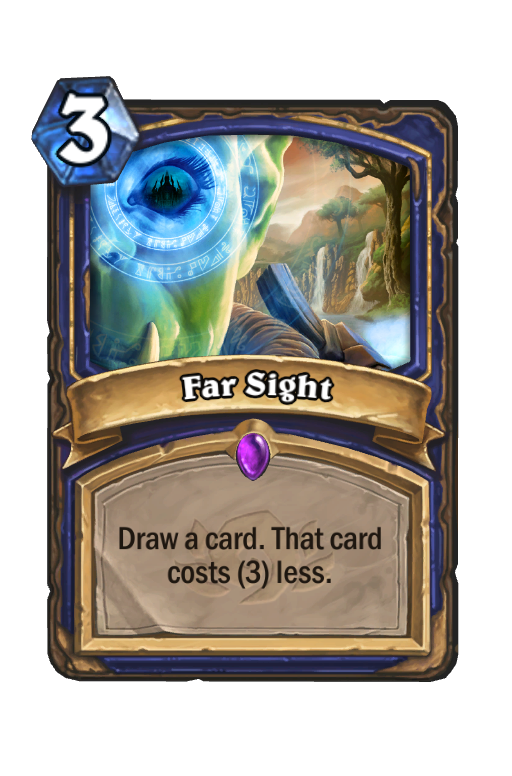 Far Sight Hearthstone kártya