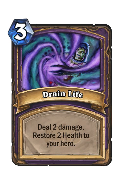 Drain Life Hearthstone kártya