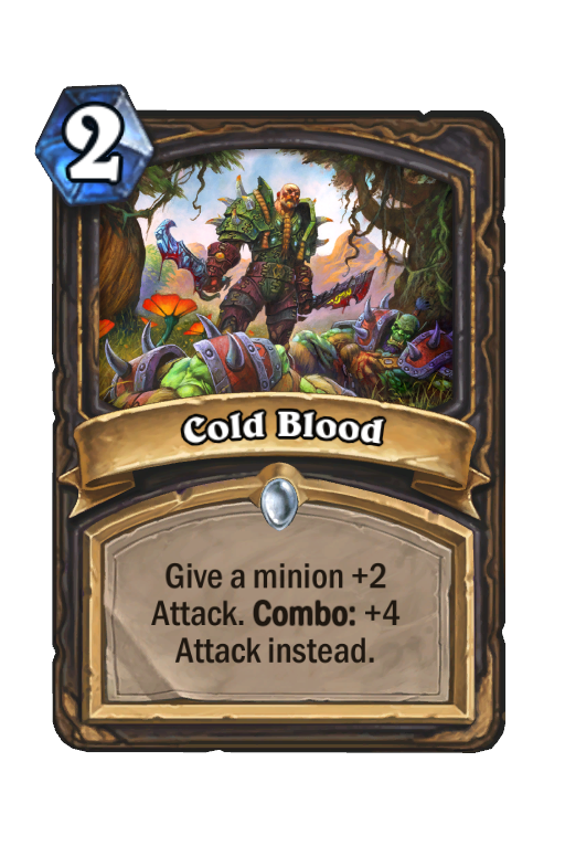 Cold Blood Hearthstone kártya