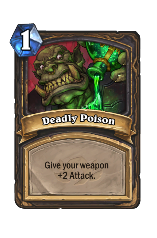 Deadly Poison Hearthstone kártya