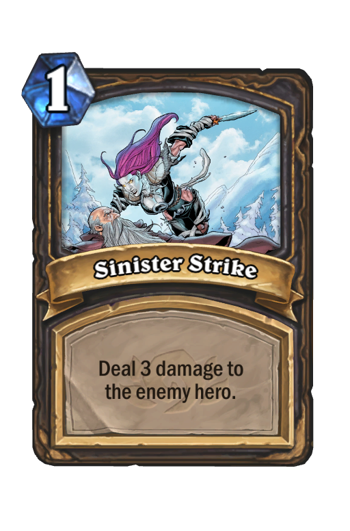 Sinister Strike Hearthstone kártya