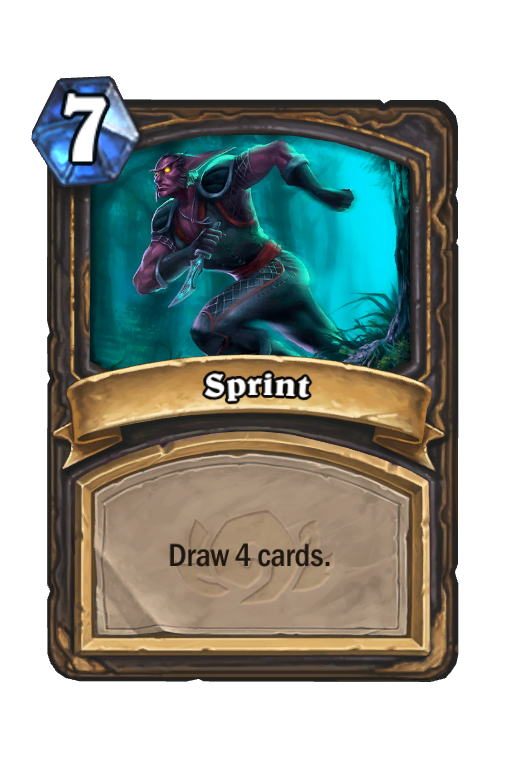Sprint Hearthstone kártya