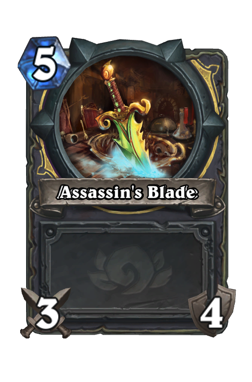 Assassin's Blade Hearthstone kártya