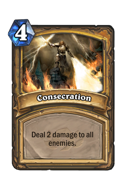 Consecration Hearthstone kártya