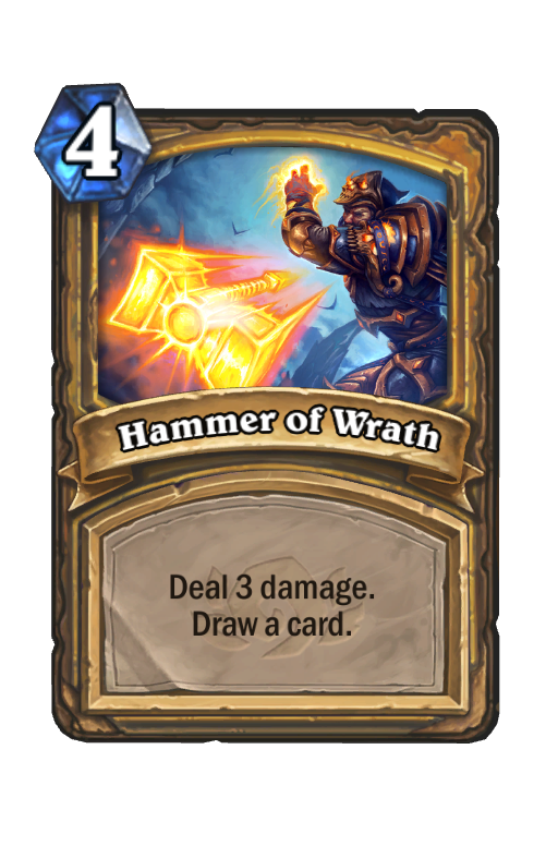 Hammer of Wrath Hearthstone kártya