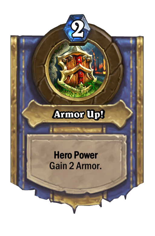 Armor Up! Hearthstone kártya