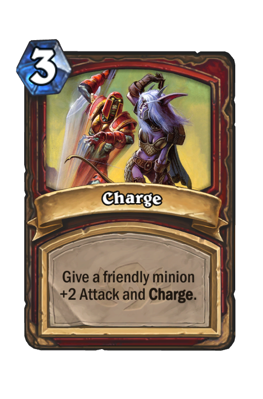 Charge Hearthstone kártya
