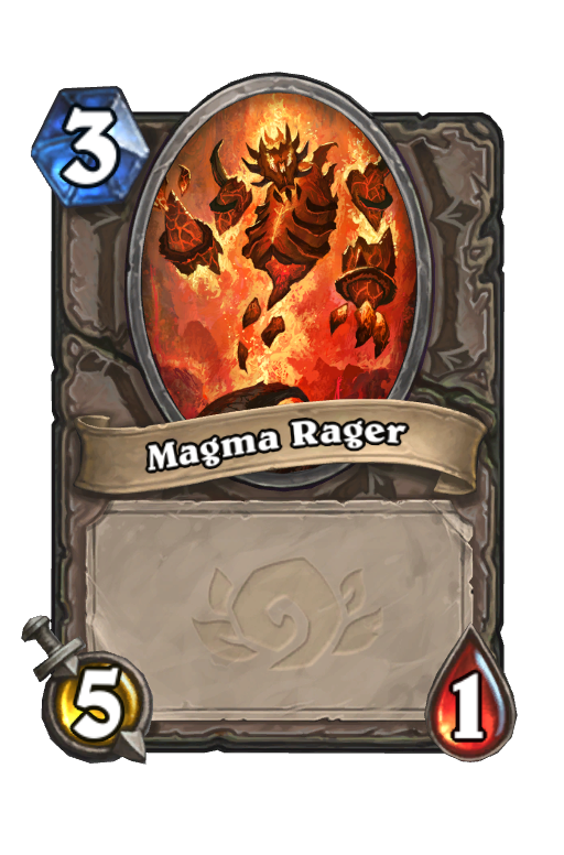 Magma Rager Hearthstone kártya