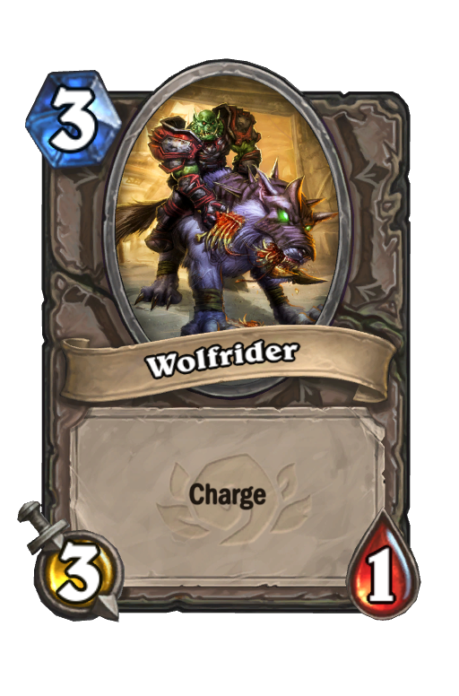Wolfrider Hearthstone kártya