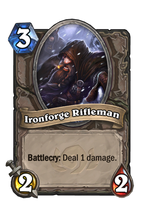 Ironforge Rifleman Hearthstone kártya