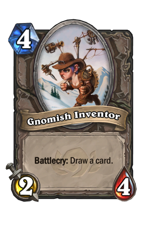 Gnomish Inventor Hearthstone kártya