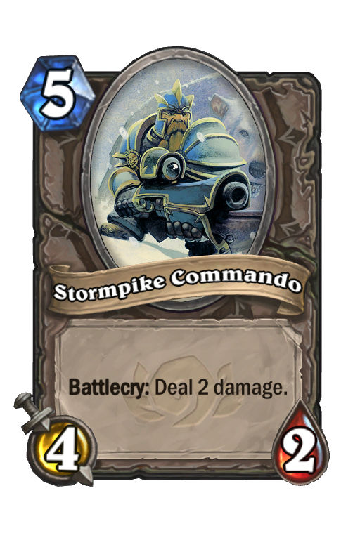 Stormpike Commando Hearthstone kártya