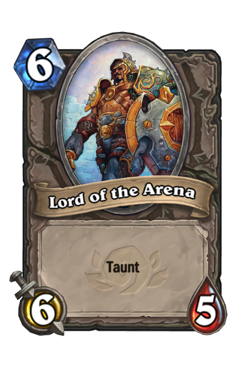 Lord of the Arena Hearthstone kártya