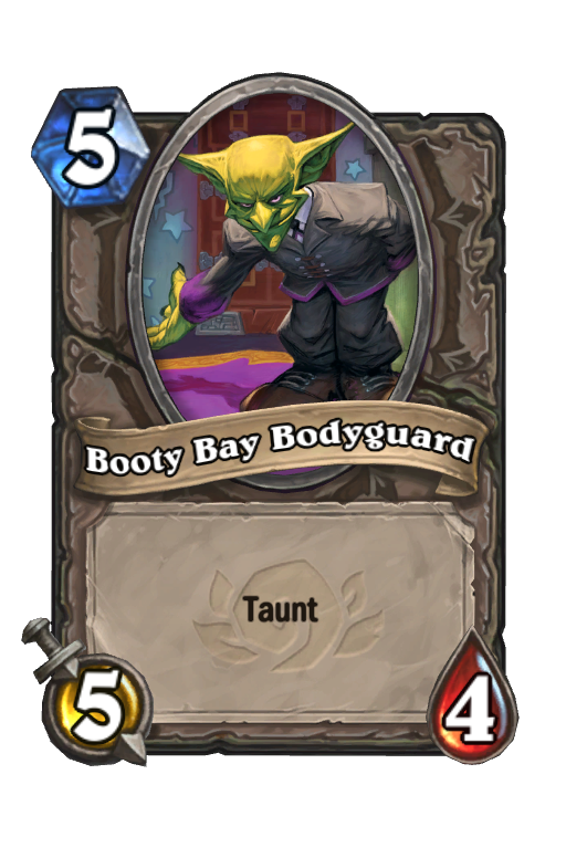 Booty Bay Bodyguard Hearthstone kártya