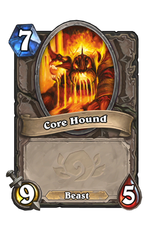 Core Hound Hearthstone kártya