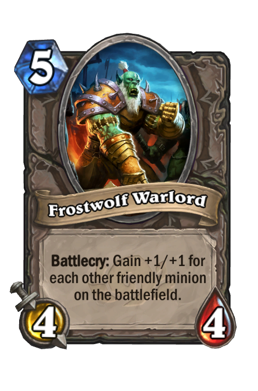 Frostwolf Warlord Hearthstone kártya
