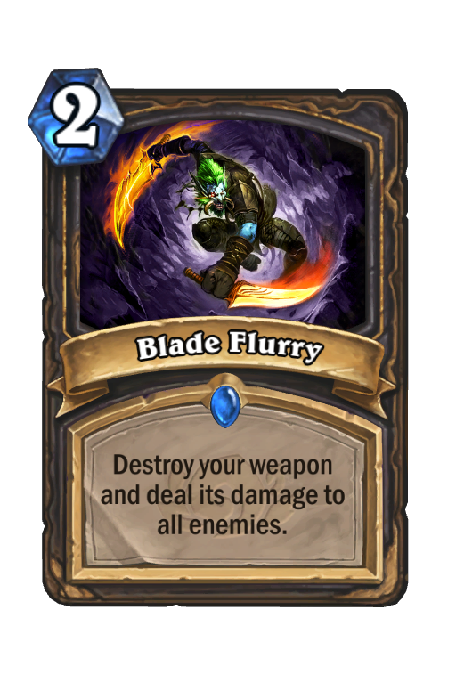 Blade Flurry Hearthstone kártya