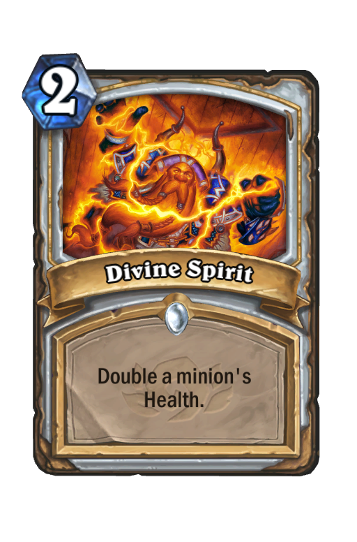 Divine Spirit Hearthstone kártya