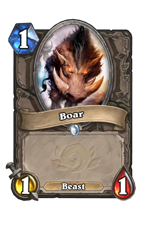 Boar Hearthstone kártya