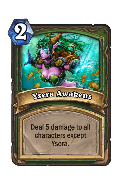 Ysera Awakens Hearthstone kártya