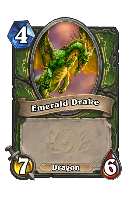 Emerald Drake Hearthstone kártya