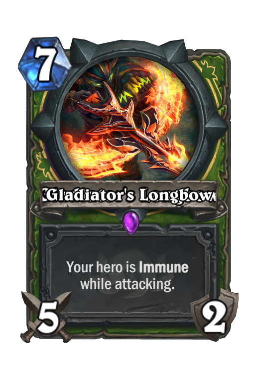 Gladiator's Longbow Hearthstone kártya